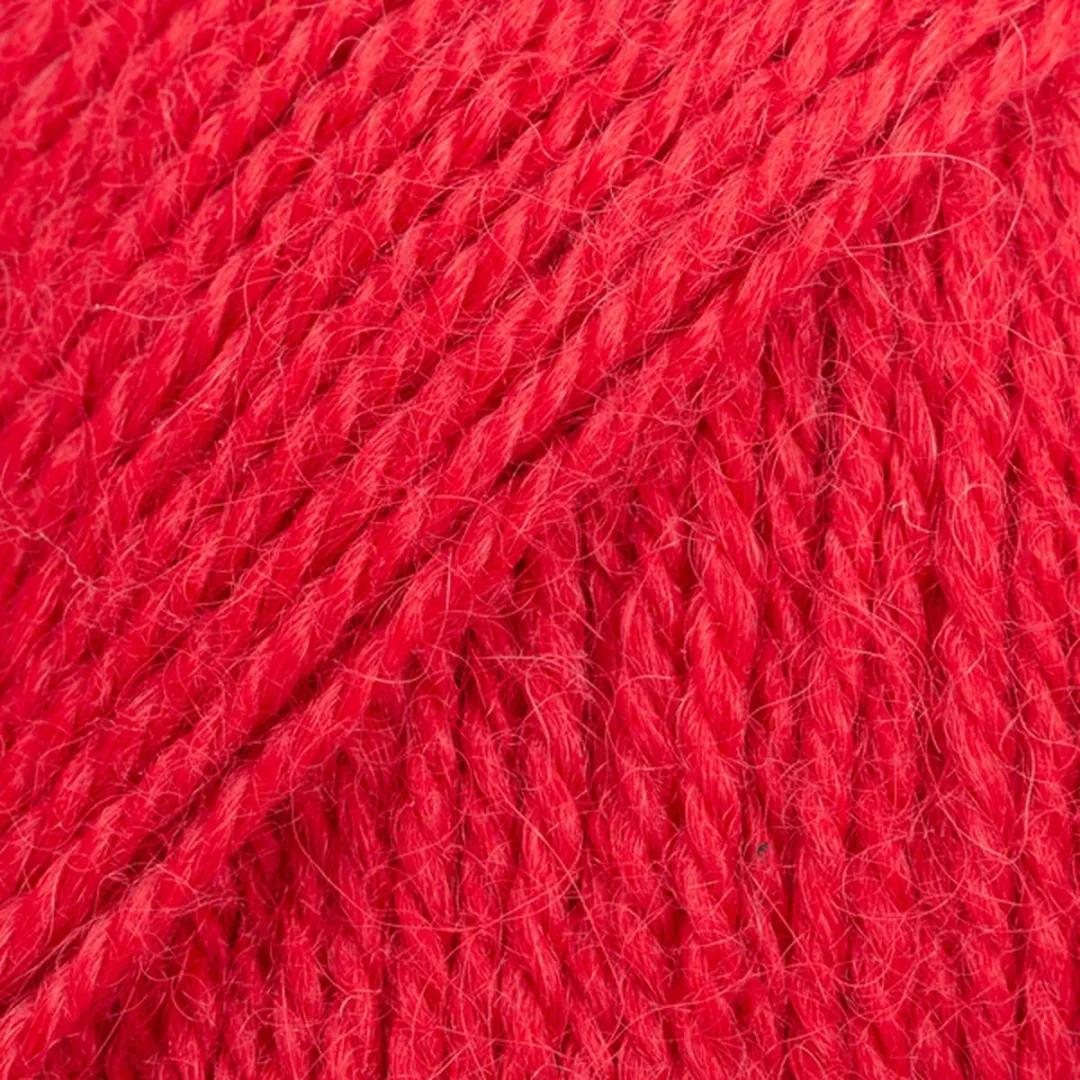 Drops Alpaca Uni Colour 3620 Rood Wolgaren