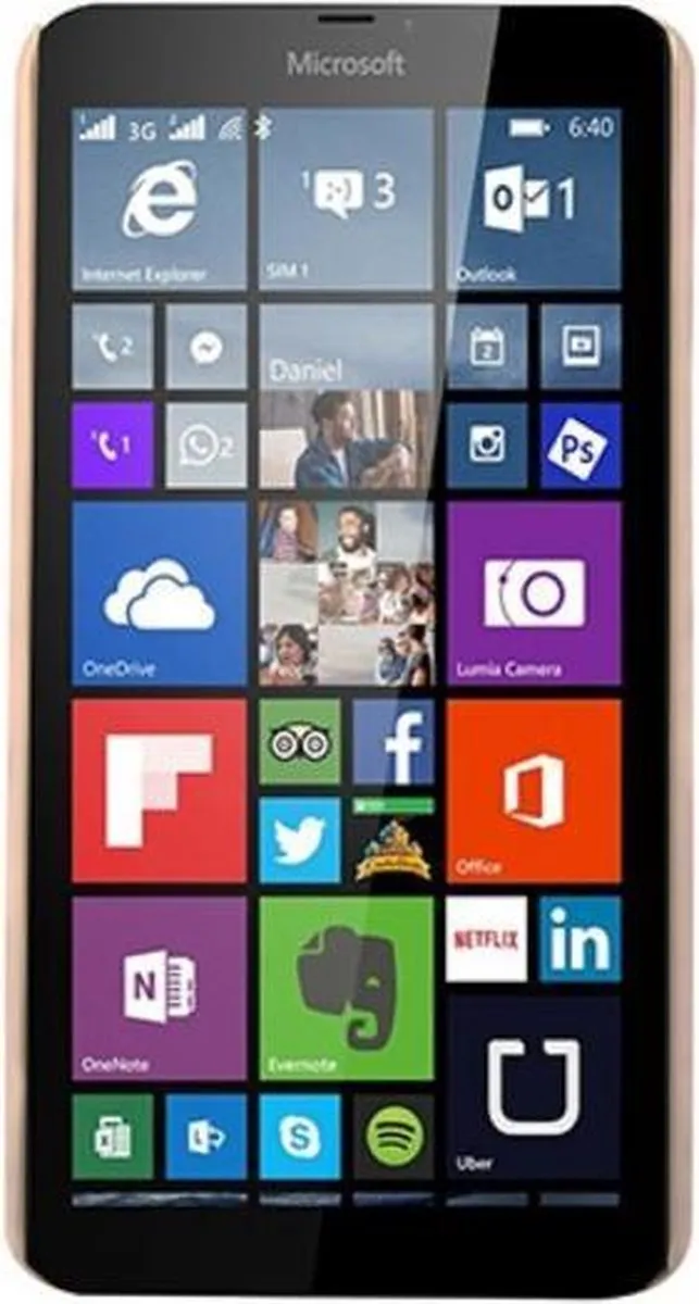 Nillkin Backcover Microsoft Lumia 640 XL - Goud - afbeelding 5 van 6