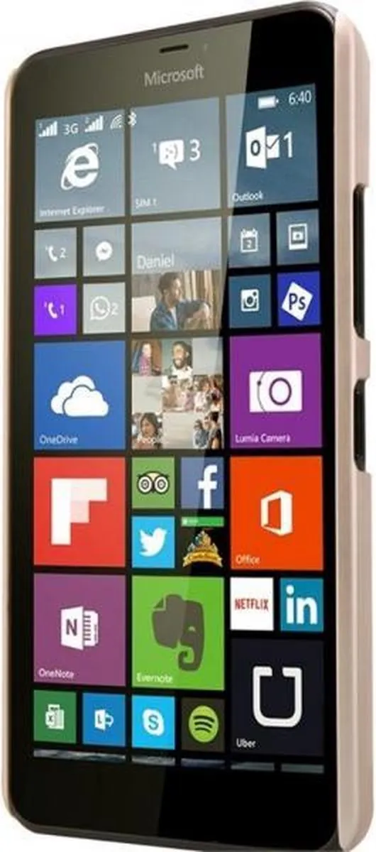Nillkin Backcover Microsoft Lumia 640 XL - Goud - afbeelding 3 van 6