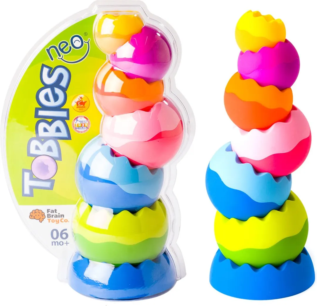 Fat Brain Toys Tobbles Neo Stapeltoren 7-delig