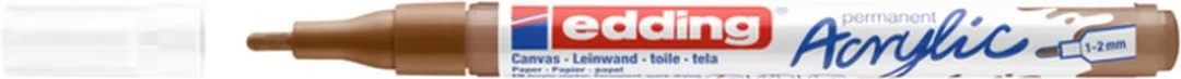 edding 5300 Acrylic Marker - Hazelnootbruin - 1mm - afbeelding 4 van 4