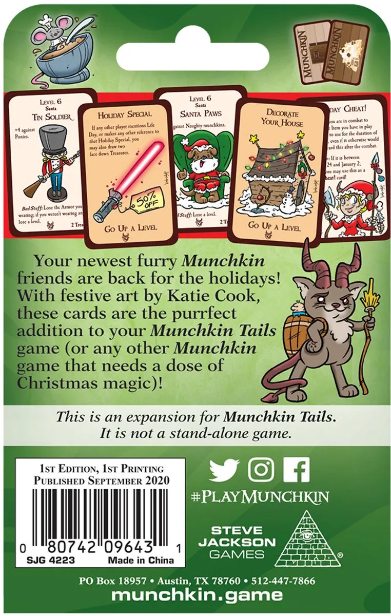 Steve Jackson Games Munchkin Tails of the Season Uitbreiding - 3-6 Spelers