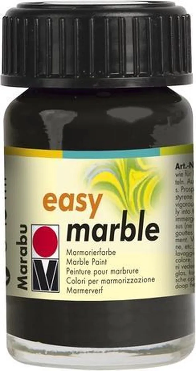 Marabu Easy Marble Starterset - 6 Kleuren 90ml
