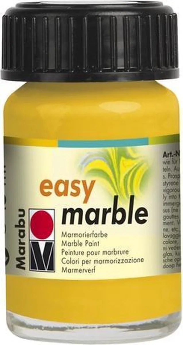 Marabu Easy Marble Starterset - 6 Kleuren 90ml