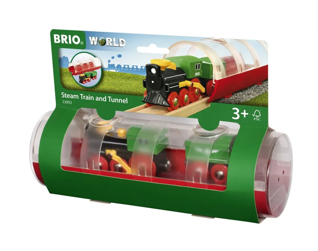 BRIO Stoomtrein & Tunnel 33892 - Multicolor