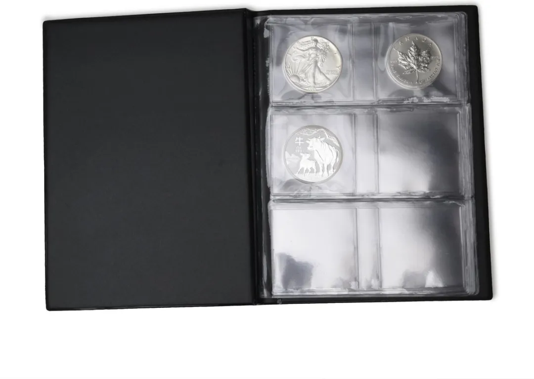 Leuchtturm Pocket Album 48 Stuks - Zwart - 41mm