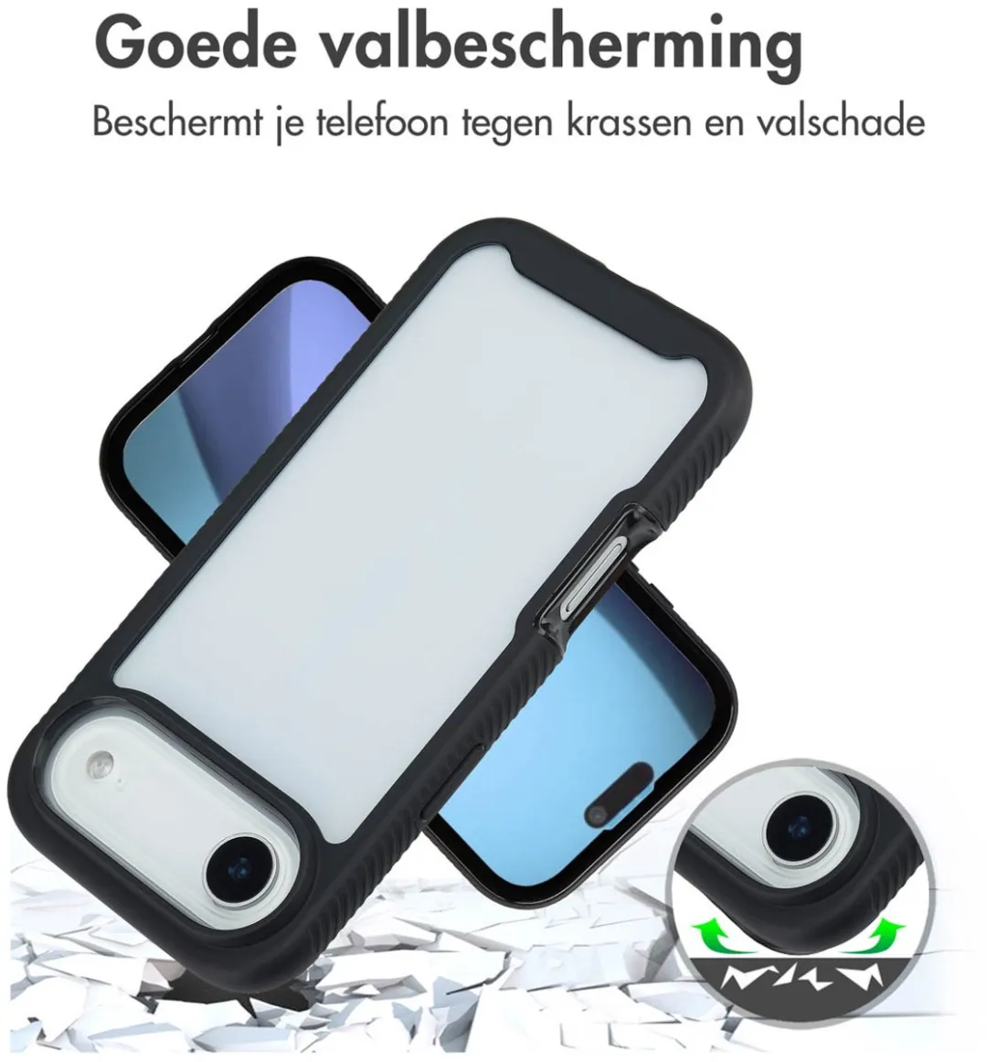 Imoshion iPhone 17 Air Hoesje - Zwart