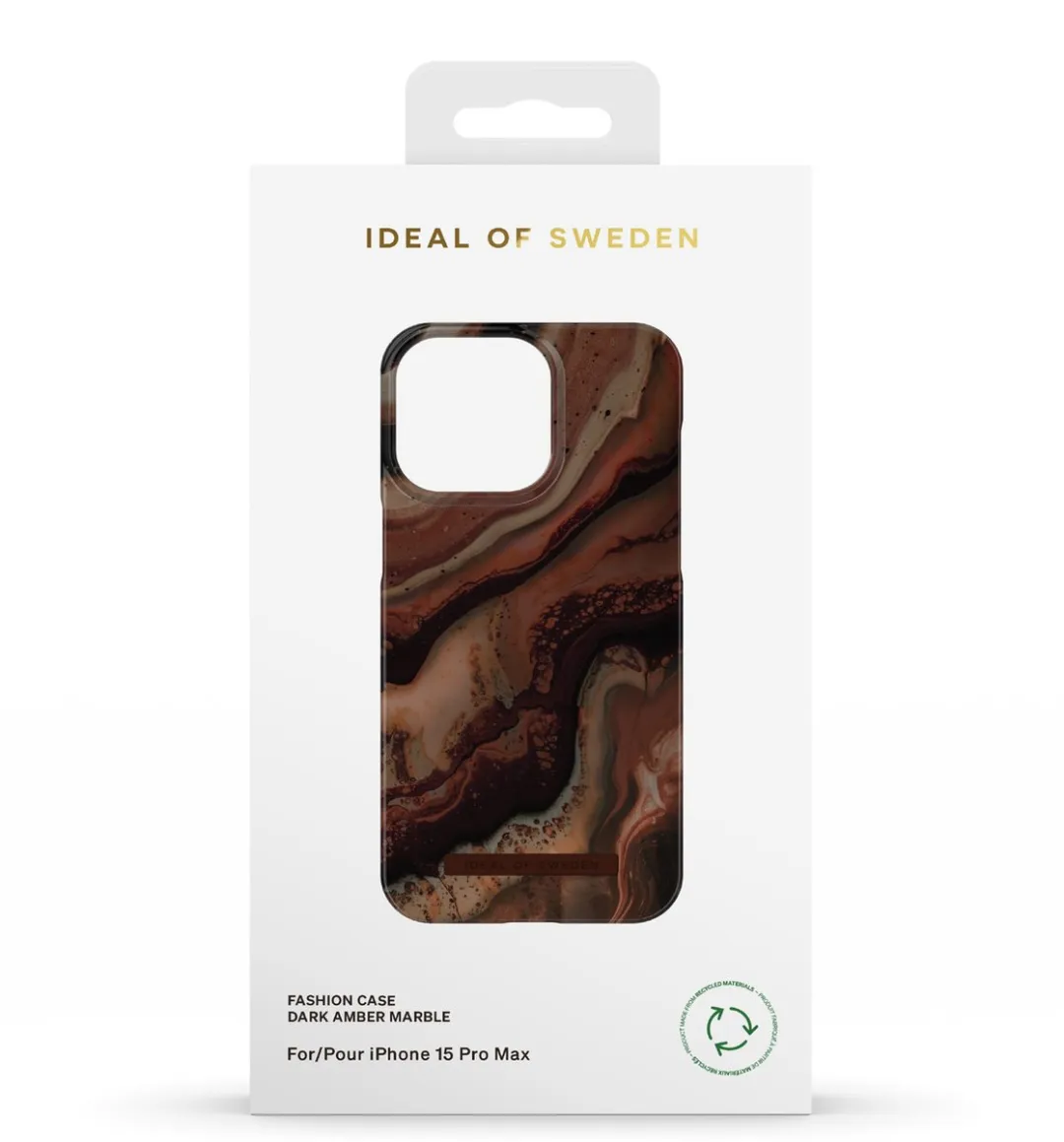 iDeal of Sweden iPhone 15 Pro Max Fashion Case Dark Amber Marble IDFC-I2367P-488 - afbeelding 5 van 5
