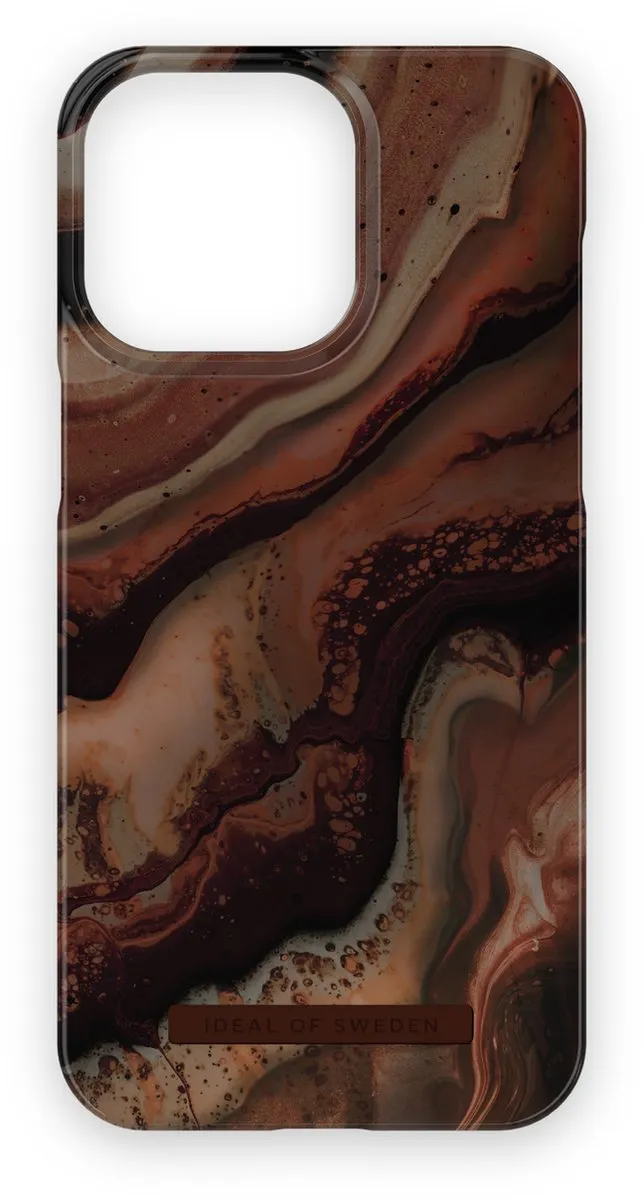 iDeal of Sweden iPhone 15 Pro Max Fashion Case Dark Amber Marble IDFC-I2367P-488