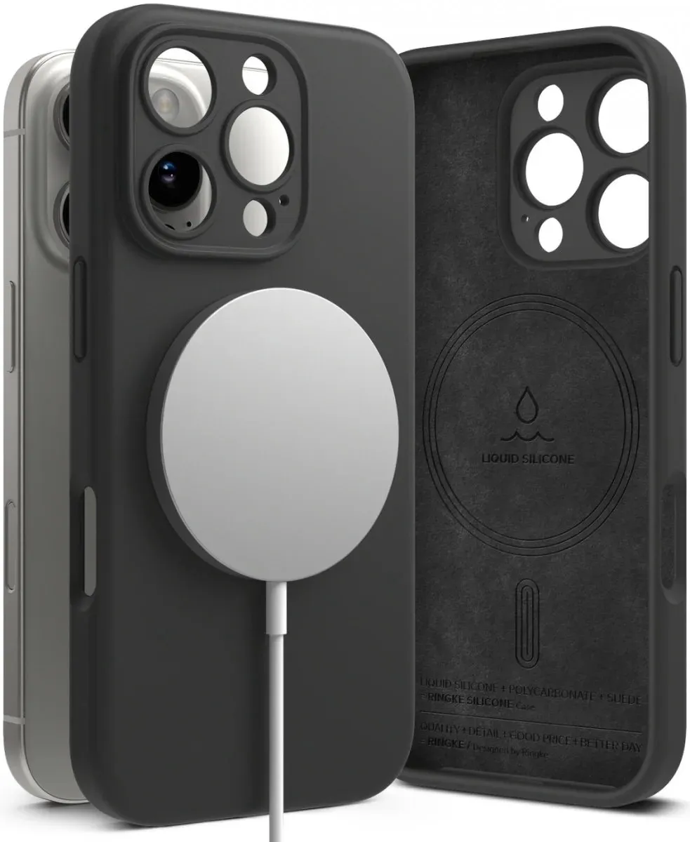 Ringke ACS-06177 Hoesje iPhone 16 Pro - MagSafe - Zwart