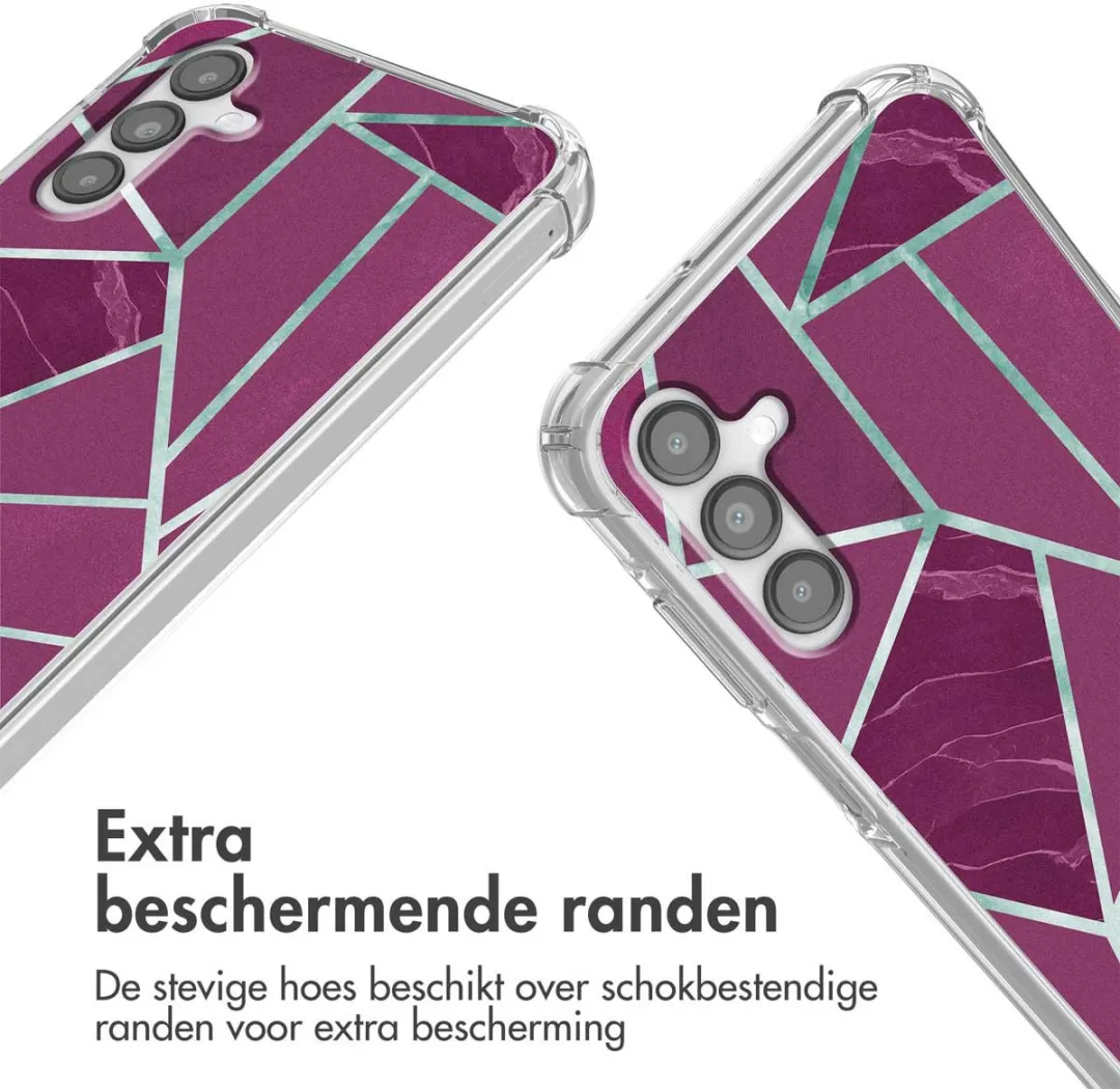 Imoshion Hoesje Samsung Galaxy A14 - Bordeaux Graphic