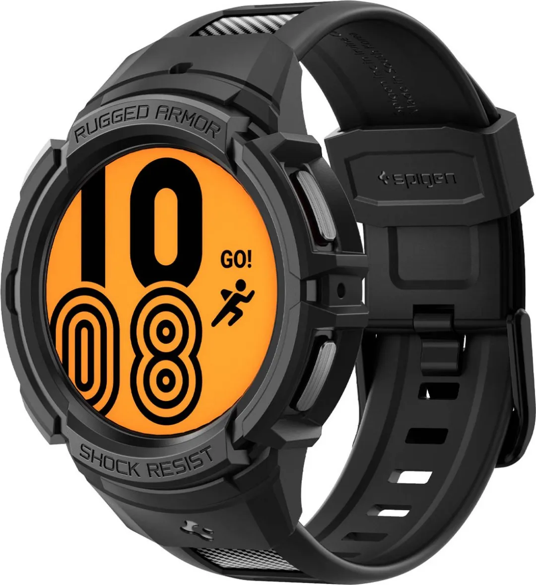 Spigen Rugged Armor Pro - Samsung Galaxy Watch 5 Pro 45mm - Zwart