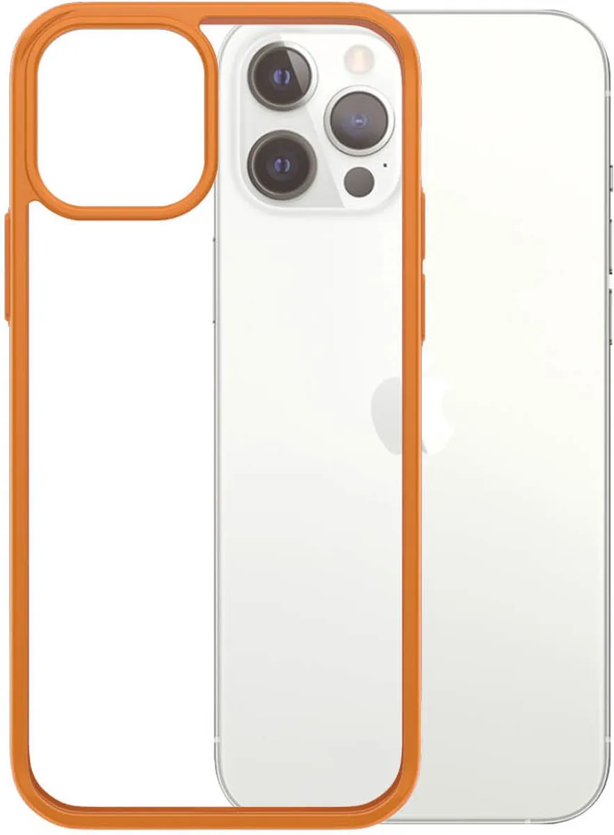 PanzerGlass ClearCaseColor PZ-0283 iPhone 12/12 Pro Hoes - Orange