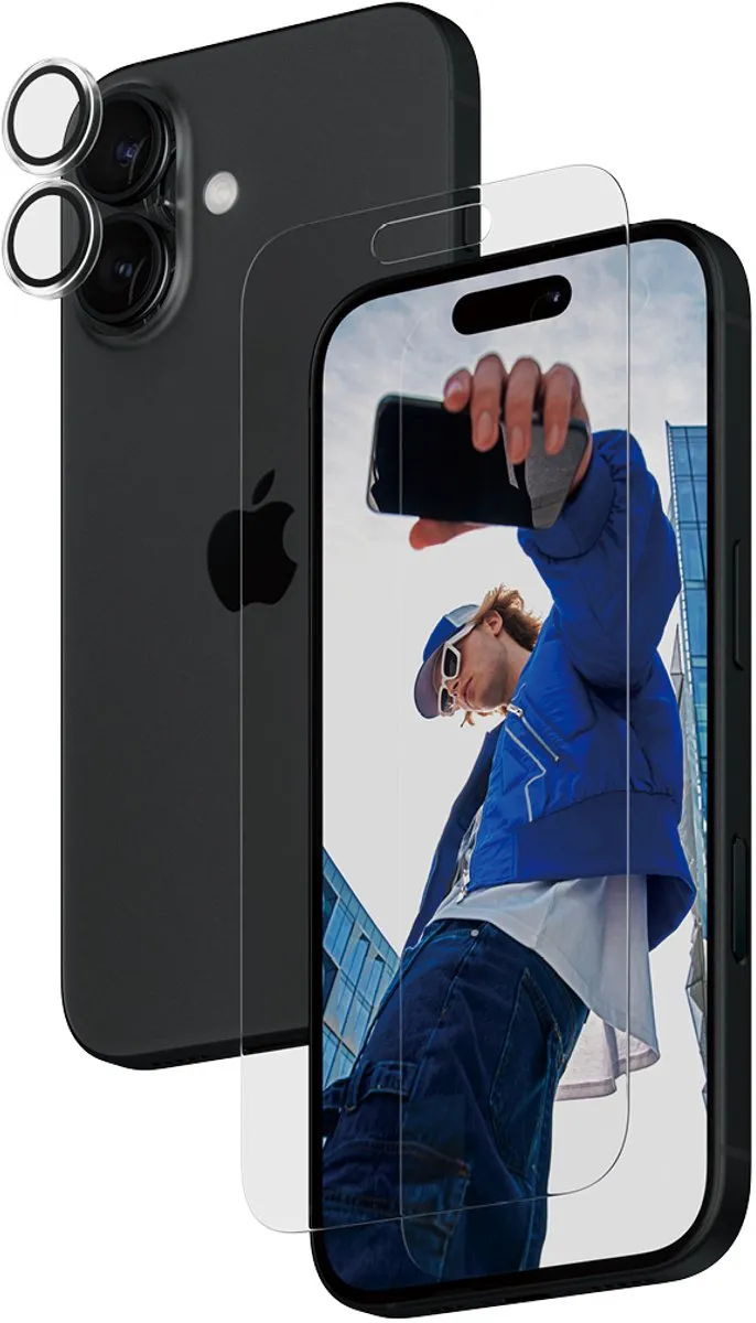 PanzerGlass iPhone 16 Doorzichtige Schermbeschermer