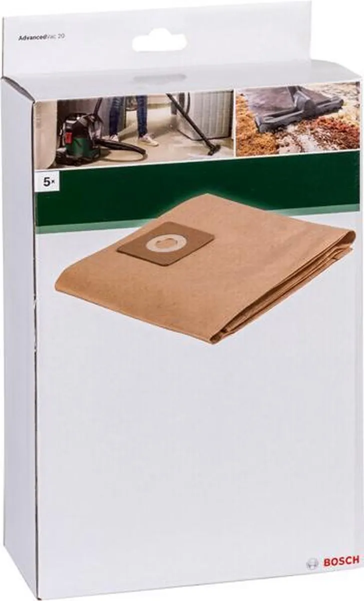 Bosch AdvancedVac 20 Stofzuigerzakken - 5 Stuks