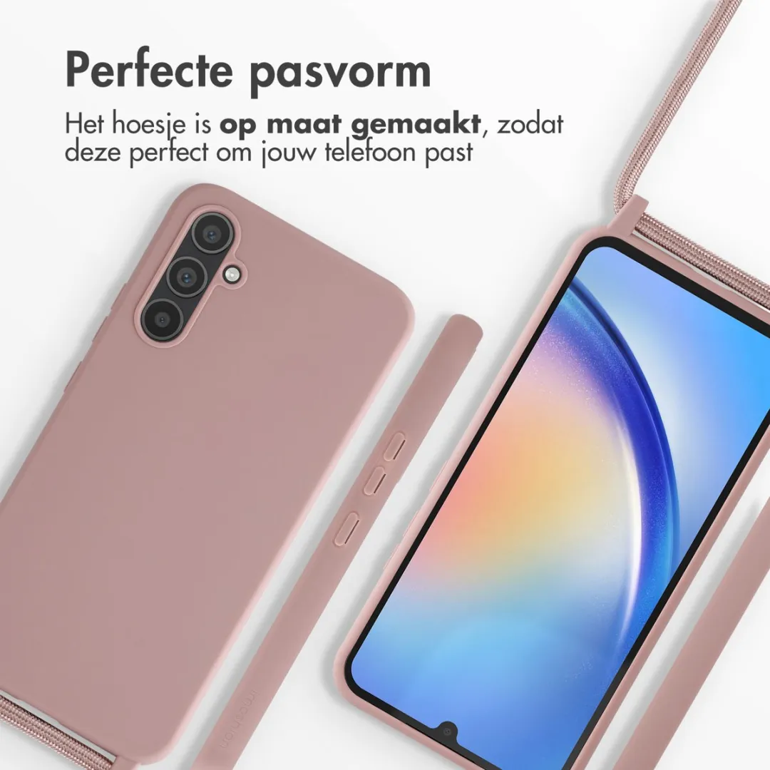 Imoshion Hoesje Samsung Galaxy A34 5G - Siliconen - Sand Pink - afbeelding 6 van 6