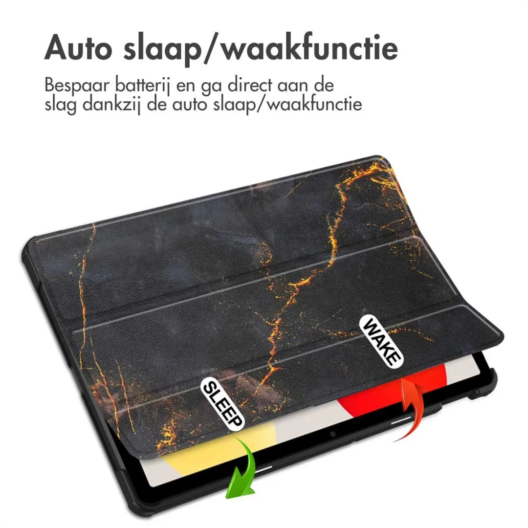 Imoshion Tablethoes Pr051 - Xiaomi Redmi Pad SE 11" - Trifold Black Marble