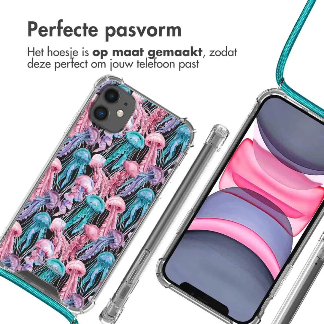 Imoshion iPhone 11 Hoesje - Jellyfish Watercolor