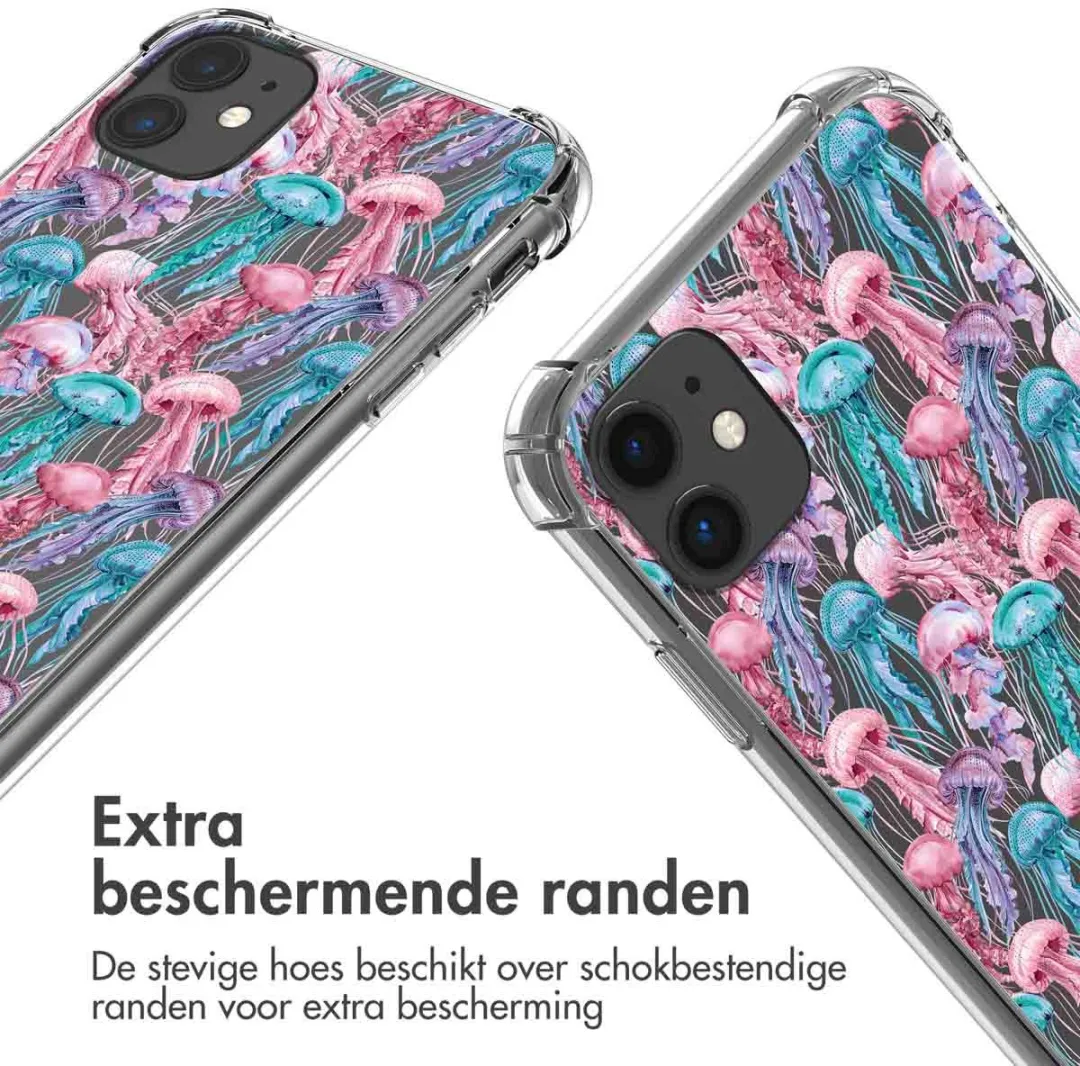 Imoshion iPhone 11 Hoesje - Jellyfish Watercolor