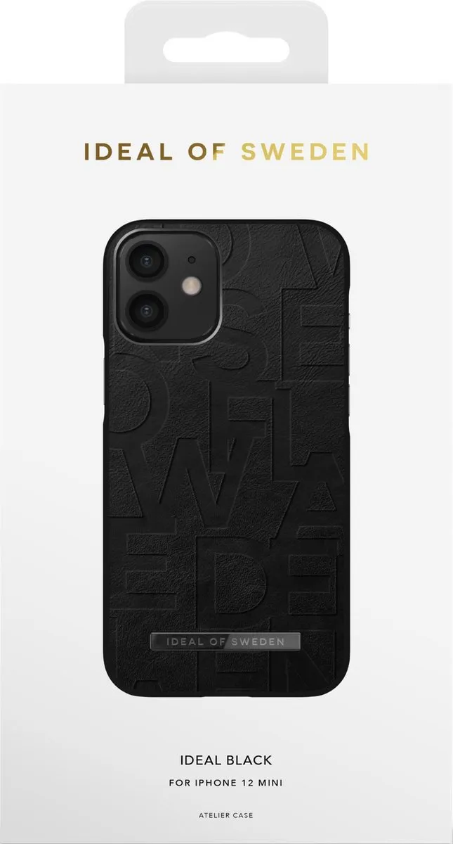iDeal of Sweden Fashion Case Atelier iPhone 12 Mini IDEAL Black