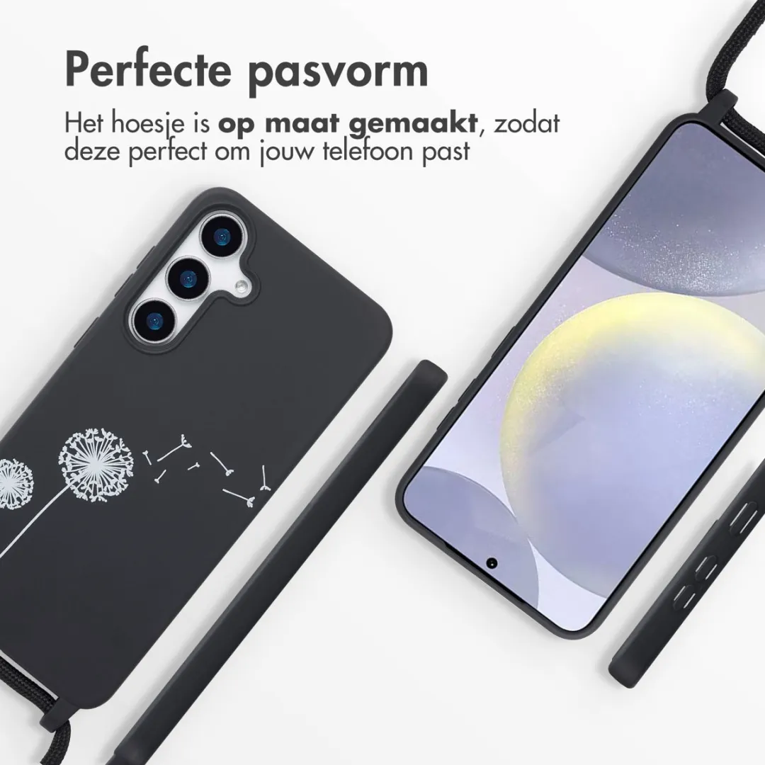 Imoshion Hoesje Samsung Galaxy S25 Plus - Siliconen - Dandelion Black - afbeelding 6 van 6