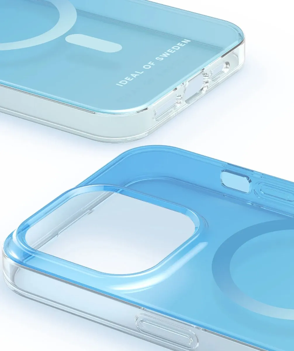 iDeal of Sweden Clear Case MagSafe iPhone 15 Pro Max - Lichtblauw
