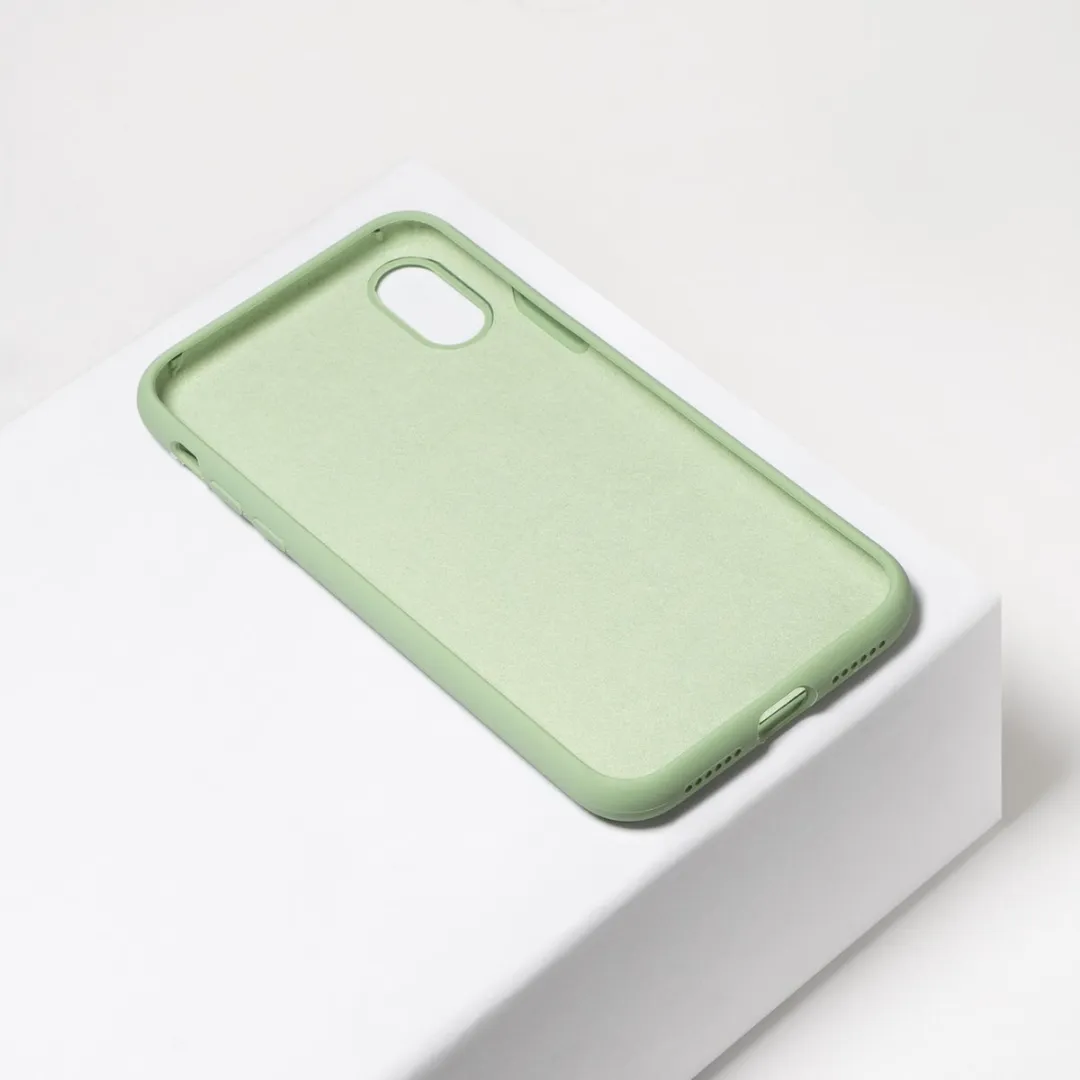 BMAX Siliconen Hoesje iPhone X/XS - Mintgroen - BMAX651321