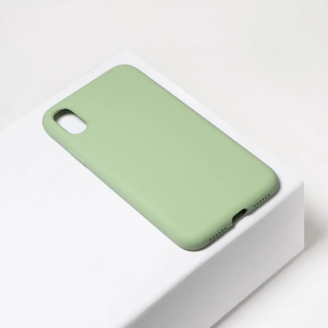 BMAX Siliconen Hoesje iPhone X/XS - Mintgroen - BMAX651321