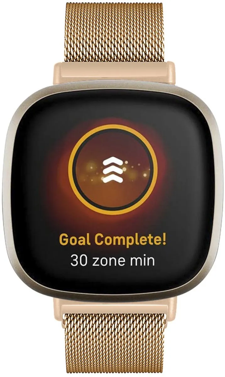 Imoshion Milanees Magnetisch Bandje - Fitbit Sense/Versa - Roségoud