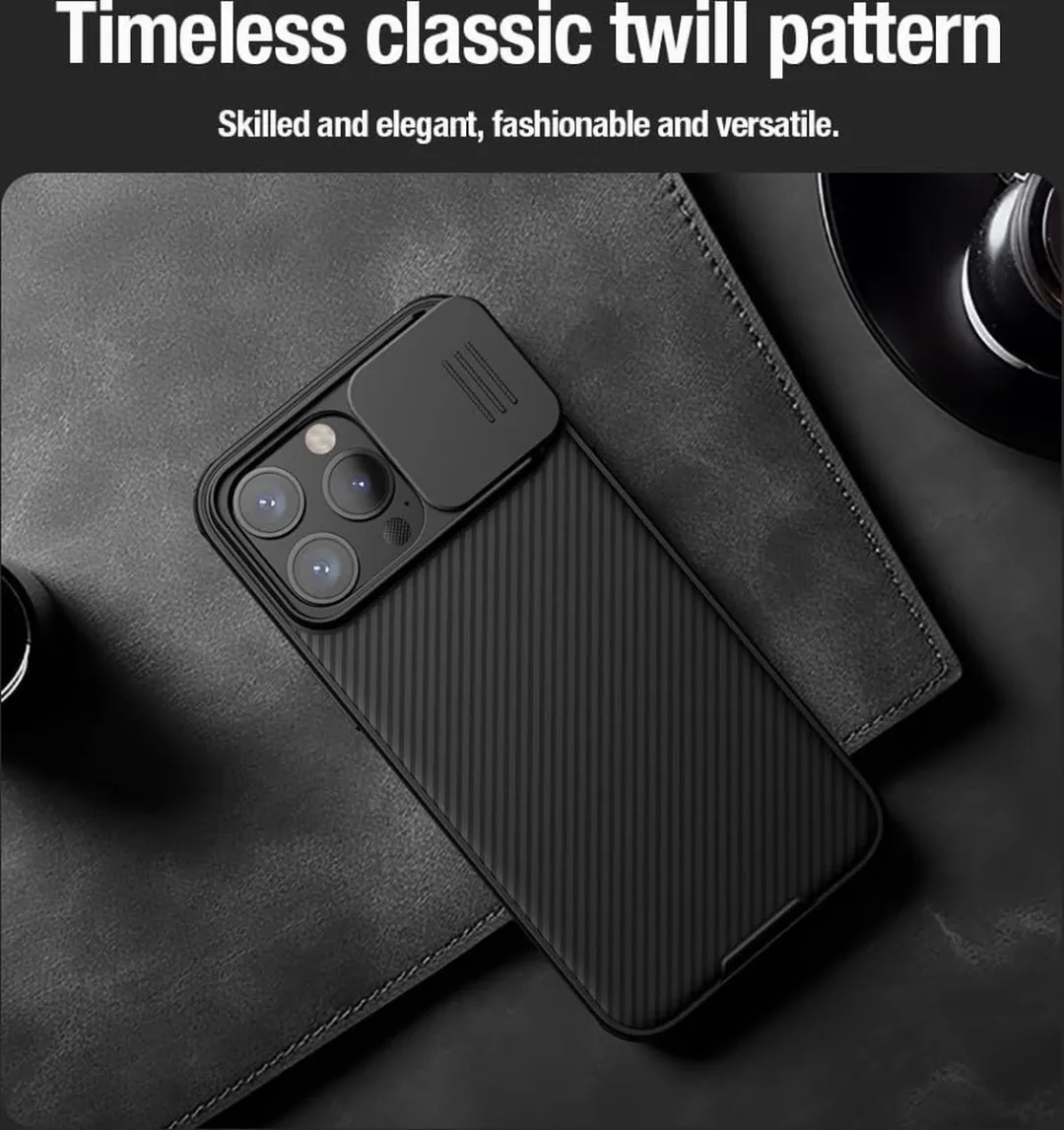 Nillkin Hoesje iPhone 15 Pro Max - Mat Zwart - afbeelding 6 van 6