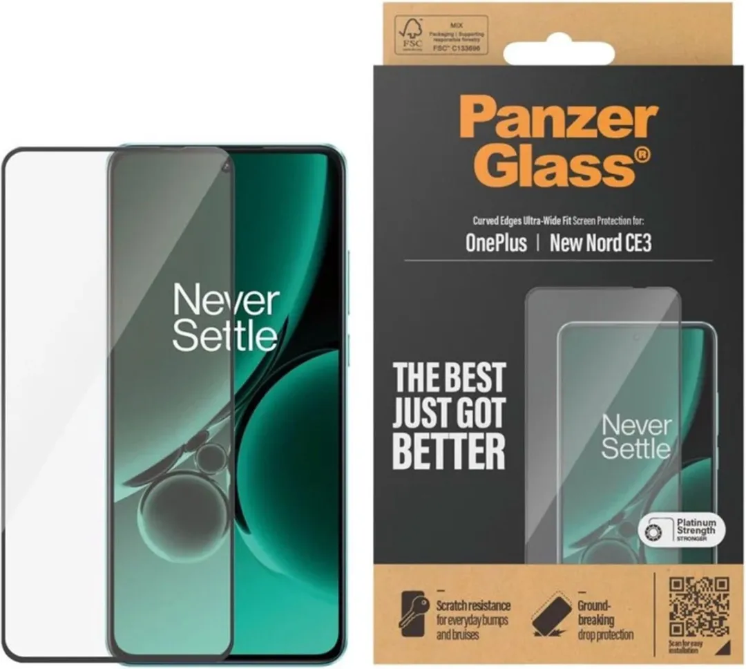 PanzerGlass Ultra-Wide Fit Screenprotector OnePlus Nord CE 4