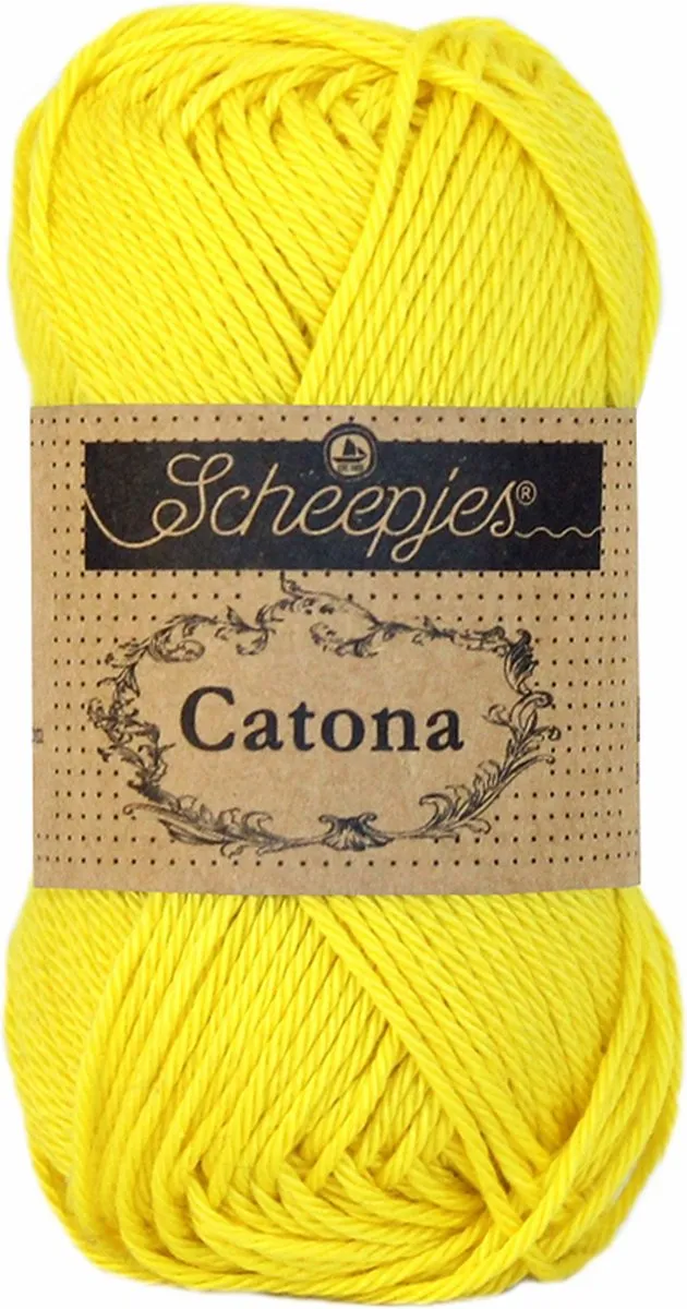 Scheepjes Catona 25g - 280 Lemon Geel