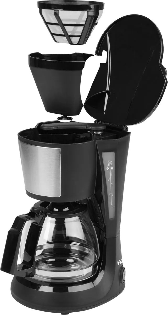 Tristar CM-1281 Filterkoffiezetapparaat 600W - 6 Koppen - 0,75L - Zwart