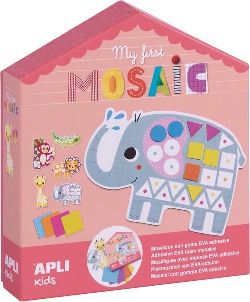 Apli Kids Mijn Eerste Mozaïek Dieren