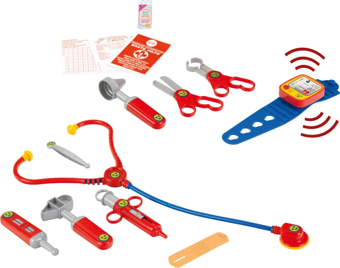 Klein Toys Dokterskoffer Multicolor - Bloeddrukmeter, Stethoscoop & Thermometer