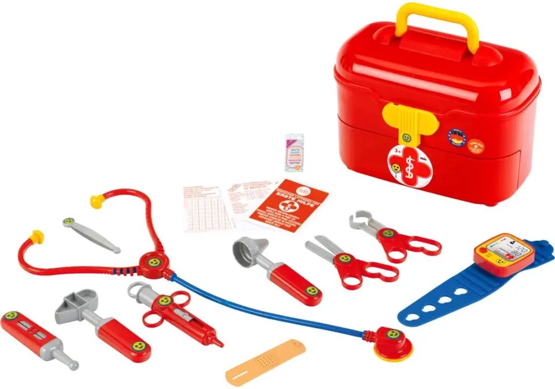 Klein Toys Dokterskoffer Multicolor - Bloeddrukmeter, Stethoscoop & Thermometer - afbeelding 6 van 6
