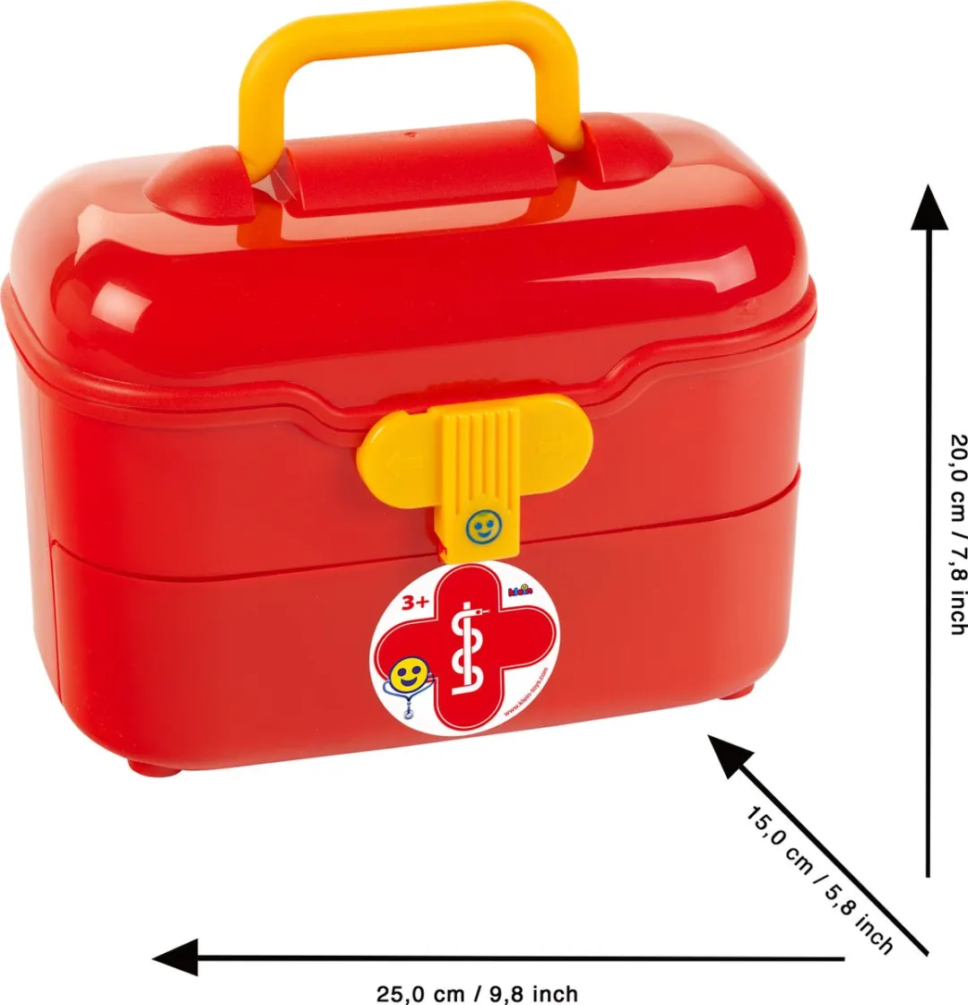 Klein Toys Dokterskoffer Multicolor - Bloeddrukmeter, Stethoscoop & Thermometer