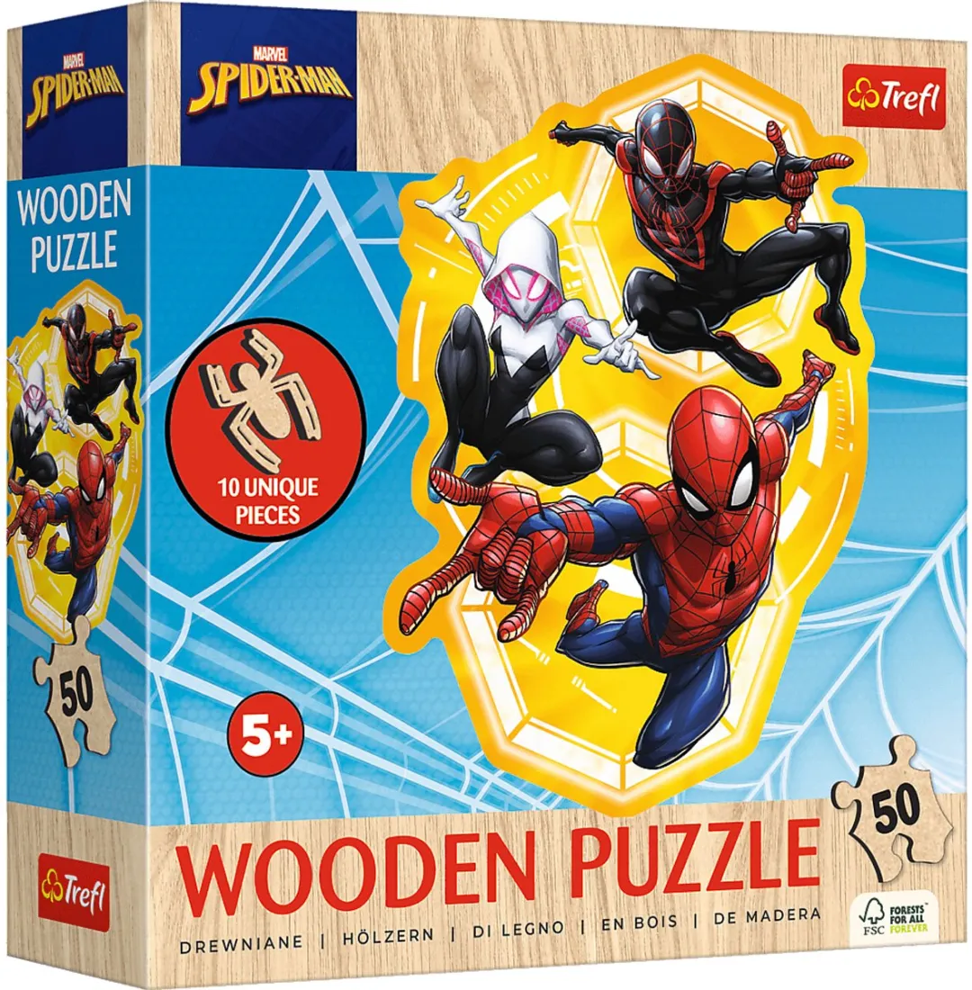 Trefl Spider-Man Houten Puzzel 1000 Stuks