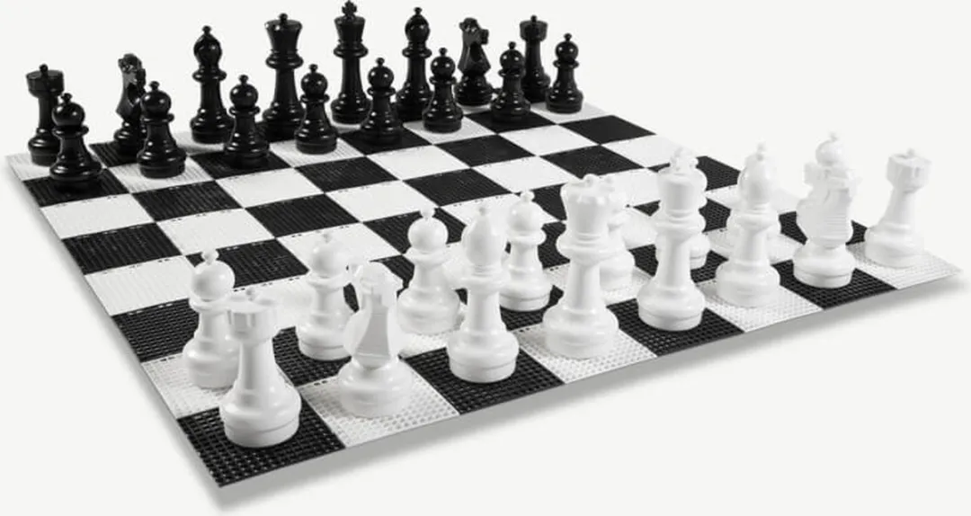 Ubergames XL Tactisch Schaakspel - Koning 30cm - 138x138cm
