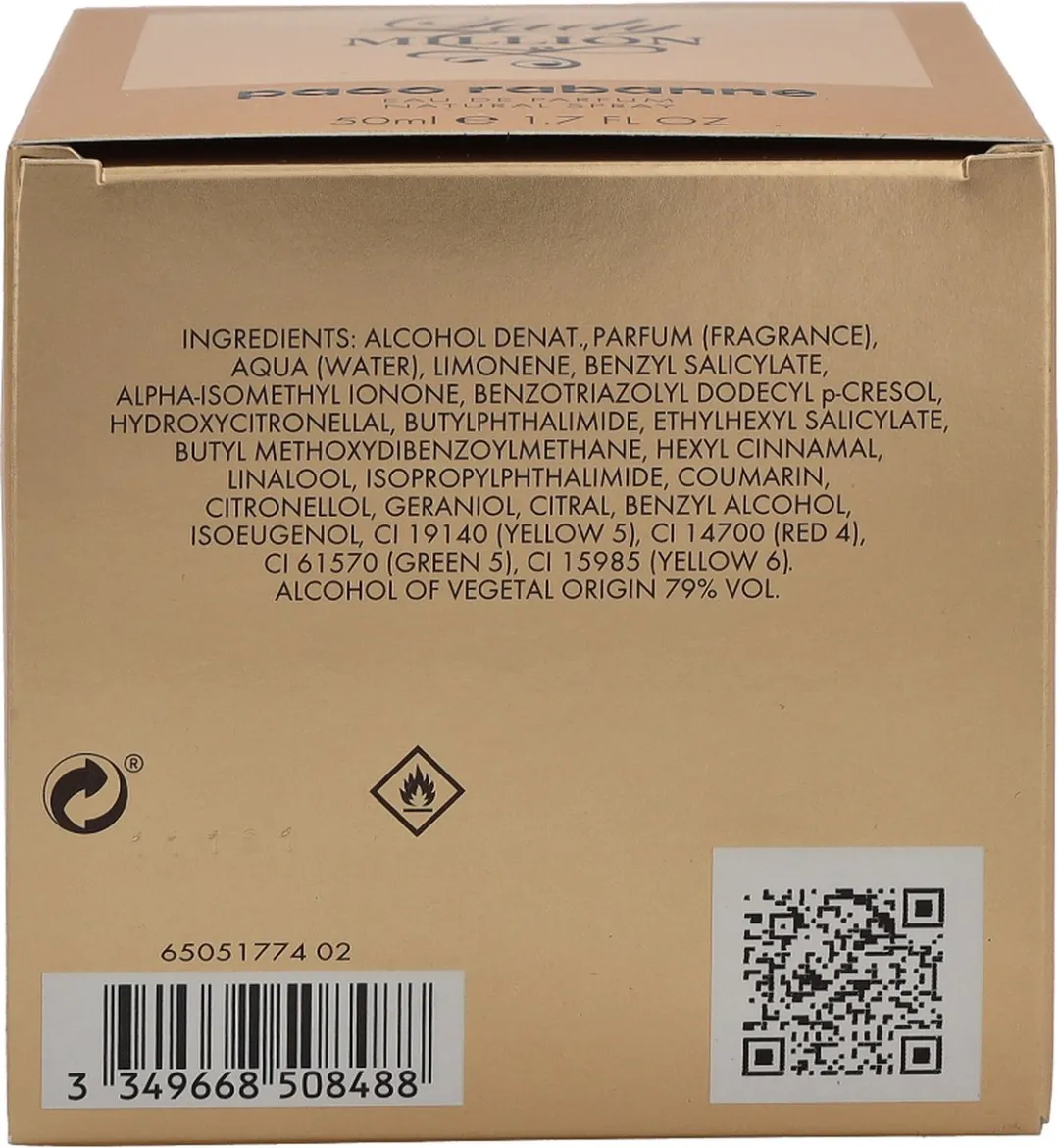 Paco Rabanne Lady Million Eau de Parfum 50ml