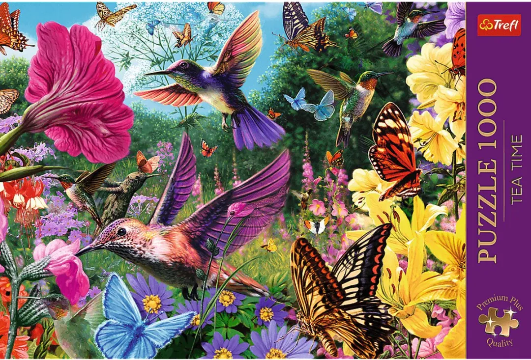 Trefl Tea Time Hummingbird Garden Legpuzzel 1000 Stuks - Multicolor
