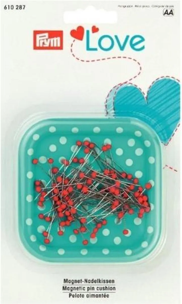 Prym Love Magnetisch speldenkussen - 9gr Glaskopspelden Mint