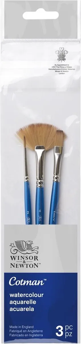 Winsor & Newton Cotman Aquarelpenseel Set 3-delig