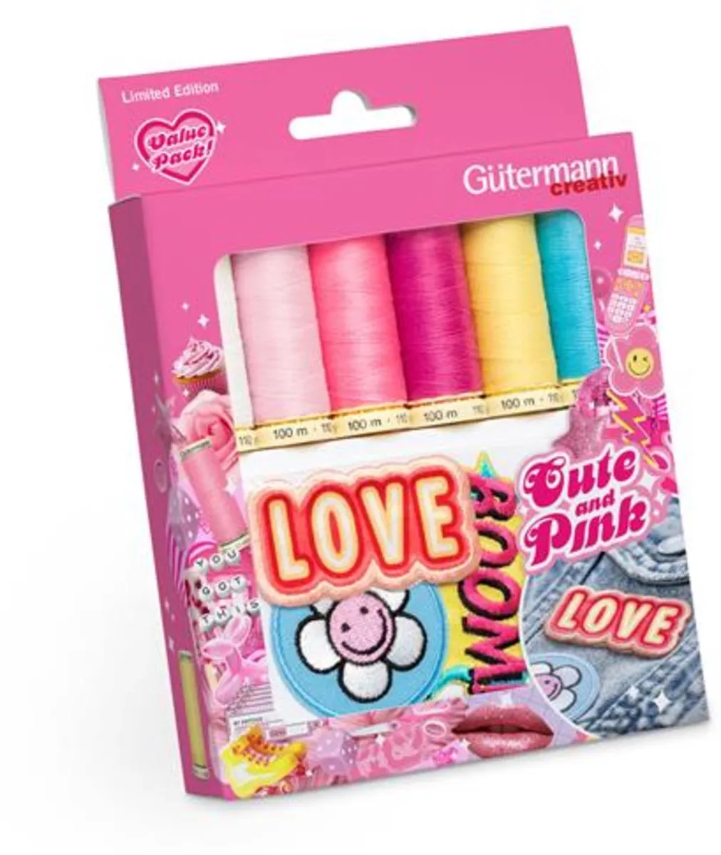 Gutermann Cute and Pink Naaigarenset 100m