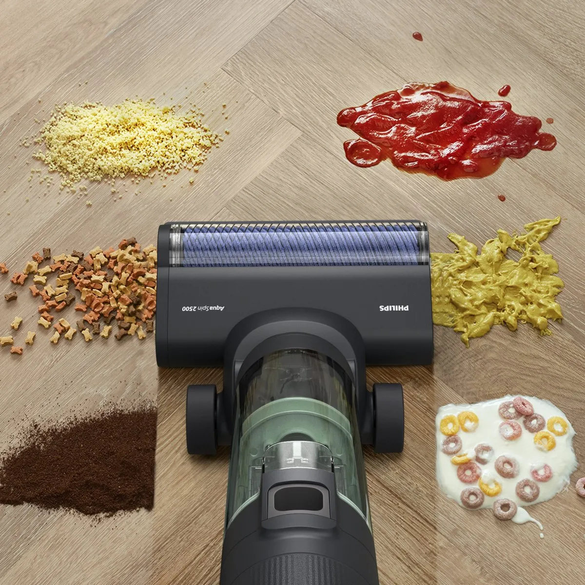 Philips 7000 Series AquaTrio XW7263/11 Stofzuiger/Dweil - Grijs