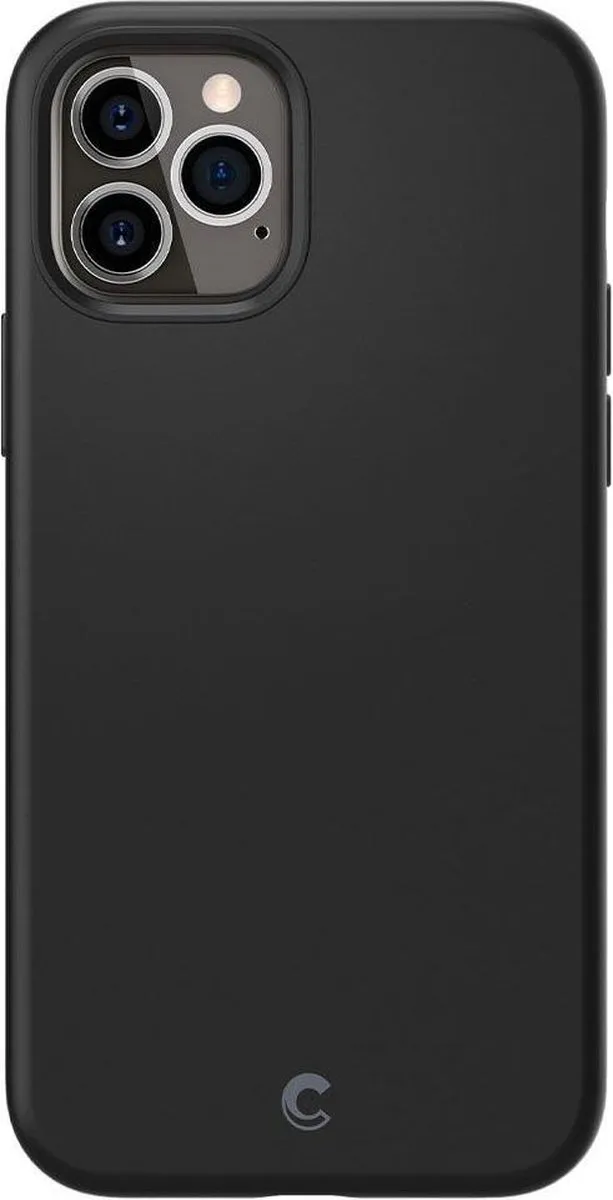 Spigen Ciel Silicone Hoesje ACS01652 - iPhone 12 Pro Max - Zwart
