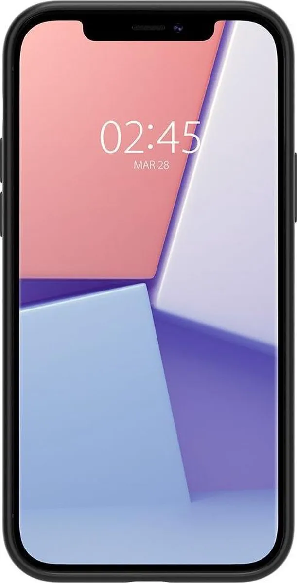 Spigen Ciel Silicone Hoesje ACS01652 - iPhone 12 Pro Max - Zwart