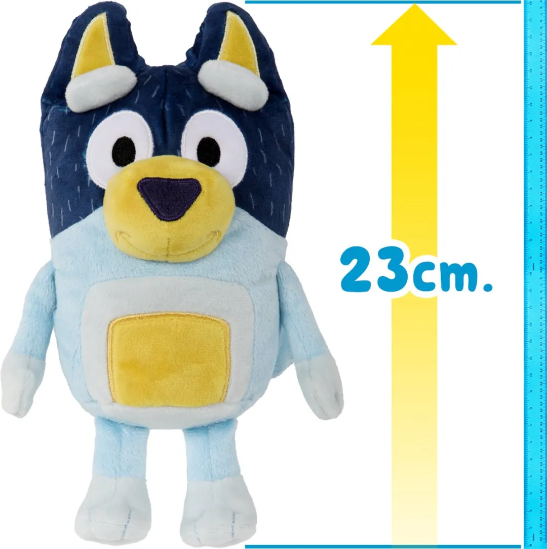 Moose Toys Bluey Knuffel - Blauw/wit