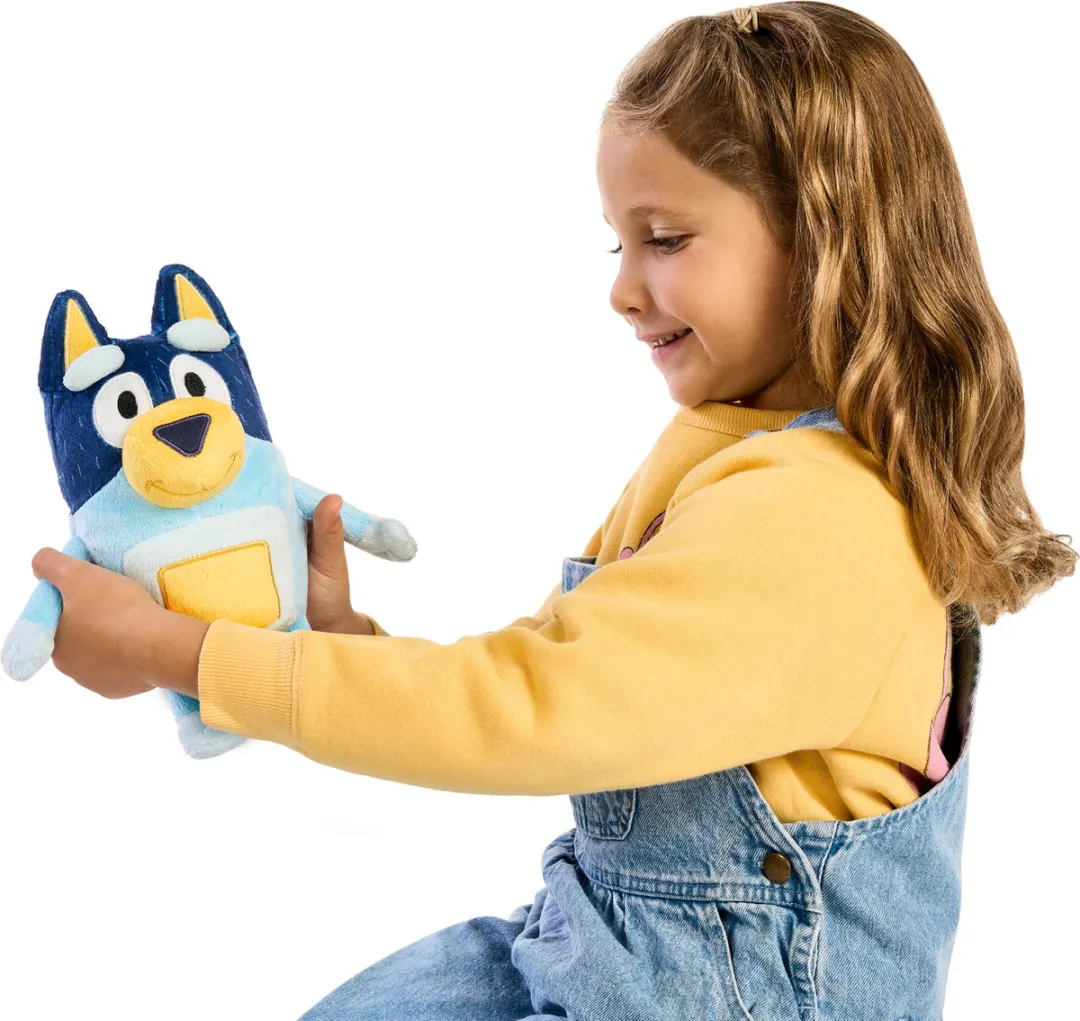 Moose Toys Bluey Knuffel - Blauw/wit