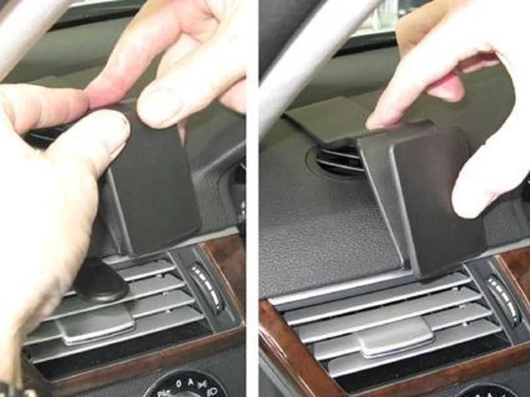 Brodit Left Mount MB E-Class Sedan 09- - 7 Inch - Zwart